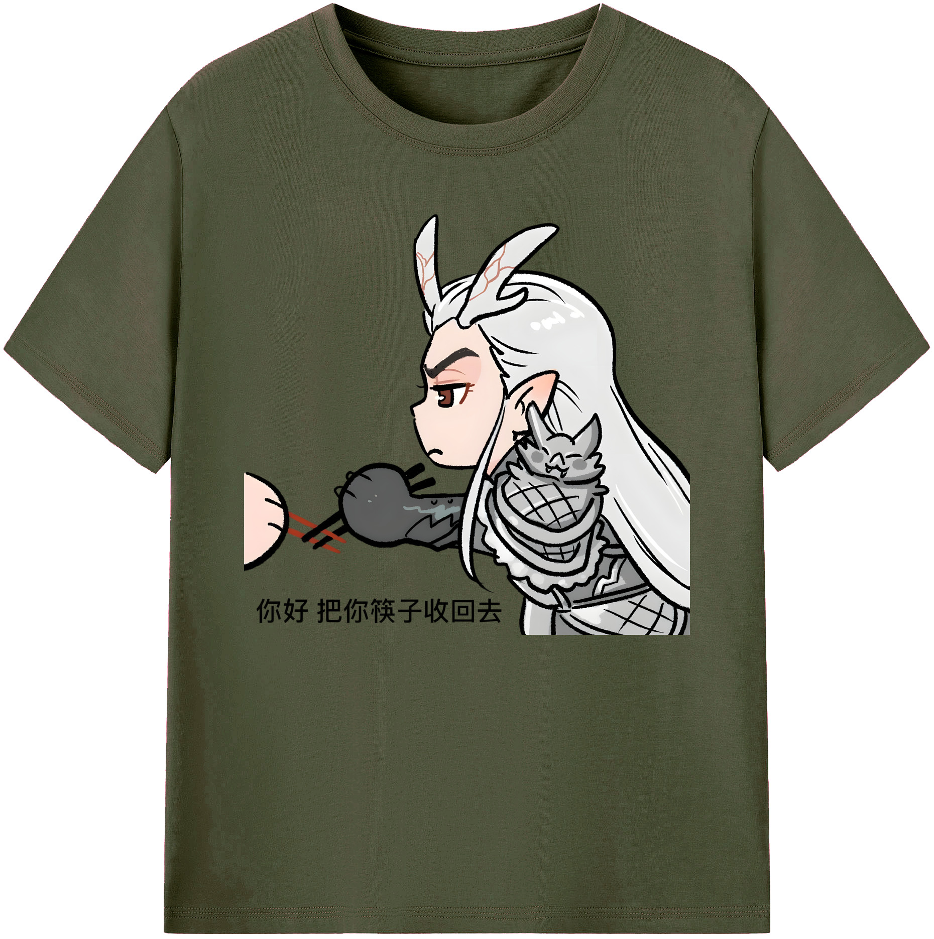 （画像用） Ne Zha 2 ナタ 魔童の大暴れ 綿100％ メンズ半袖Tシャツ｜肌触りやわらか＆通気性